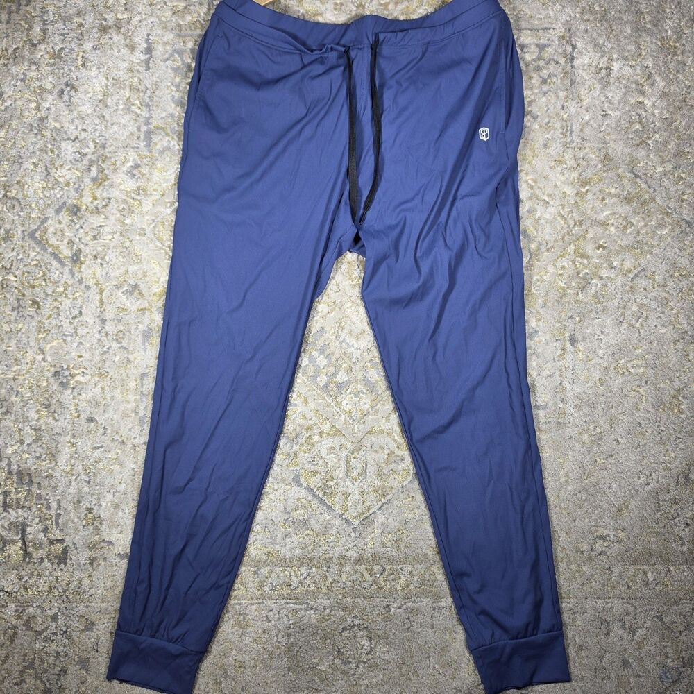 Born Primitive Jogger Pants Men XL Blue Athletic Training Gym Performance